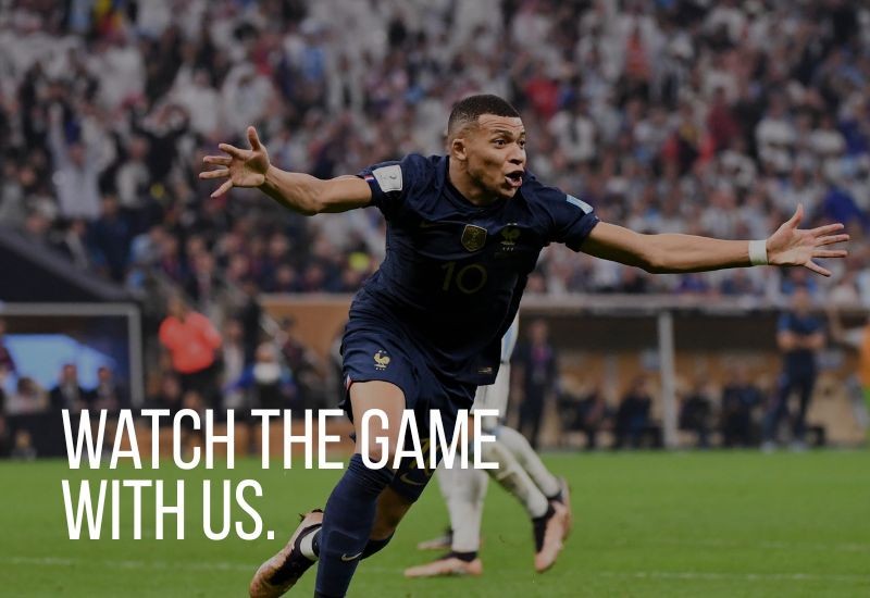 Watch the game with us!